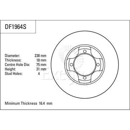 TRW Disc Brake Rotor